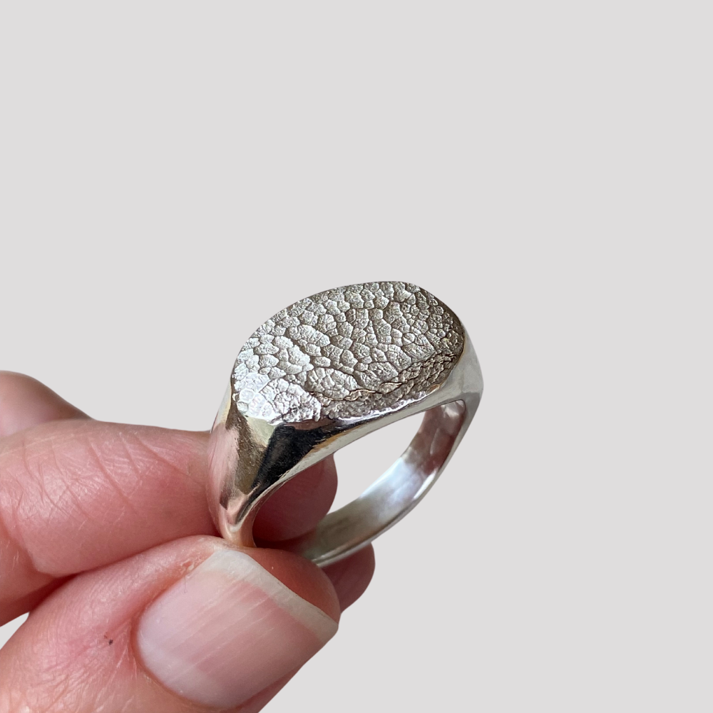 DIY Texture Ring Kit signet shape
