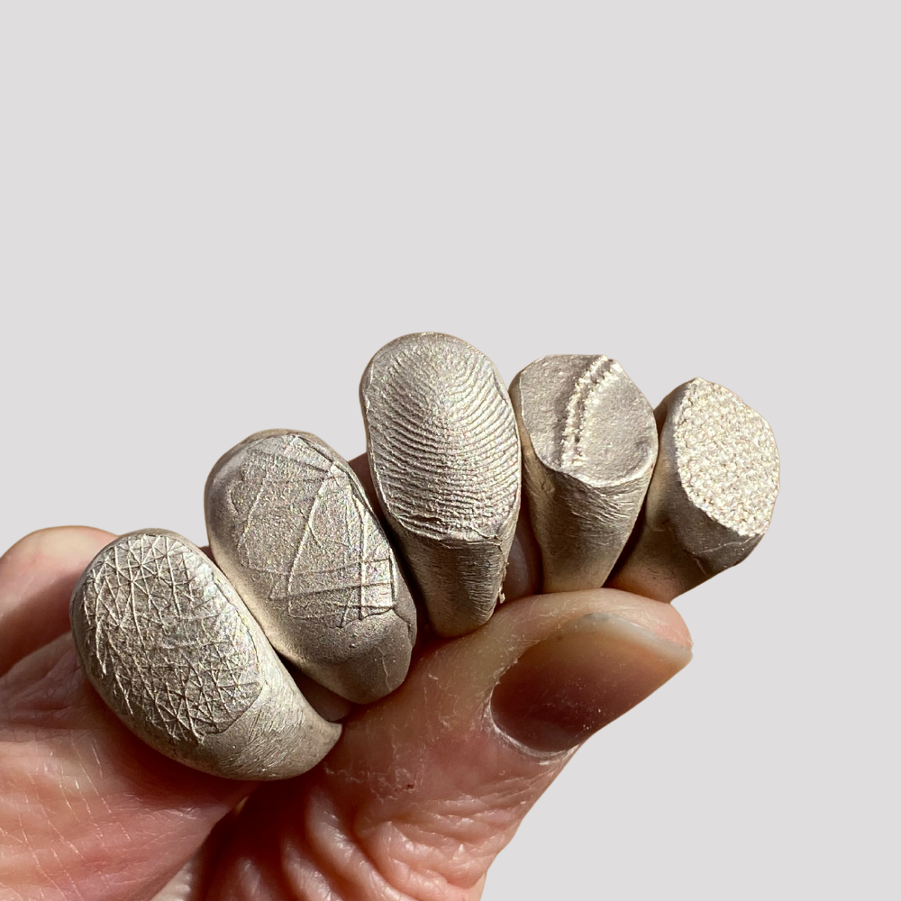 DIY Texture Ring Kit signet shape