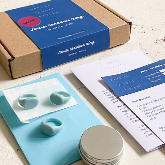 DIY Texture Ring Kit signet shape