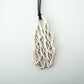 dried leaf pendant necklace