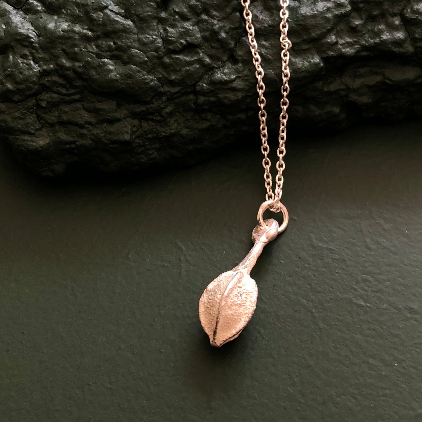 linden tree pendant necklace