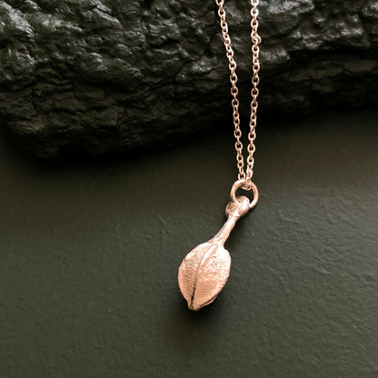 linden tree pendant necklace