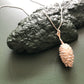 alder tree cone pendant necklace